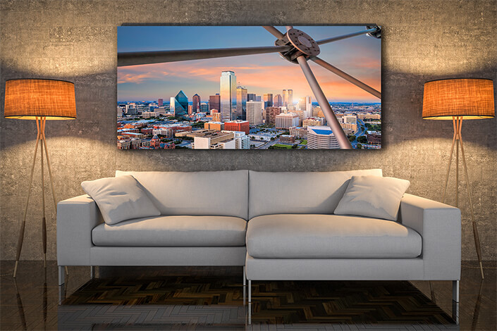 WEB004 0019 MOCKUP 0007 34242698 dallas texas cityscape with blue sky at sunset AOAY7723