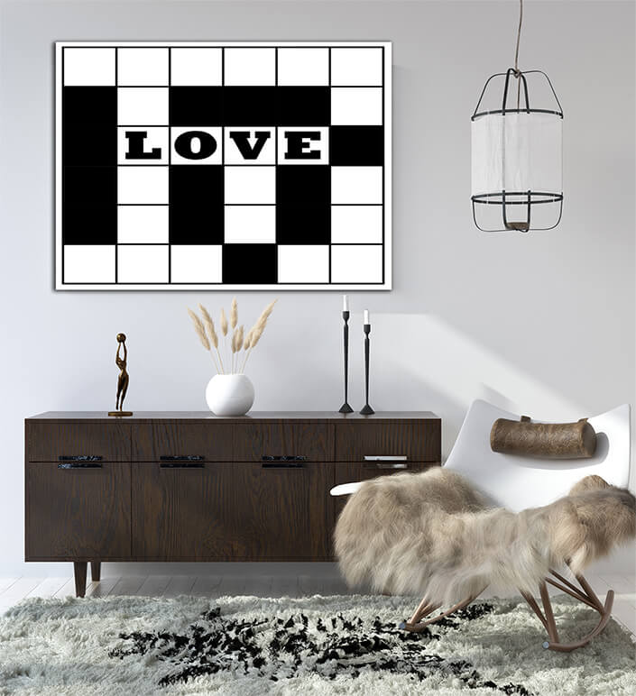 WEB004 0036 MS 0031 1407181 love crossword puzzle AOAY4670