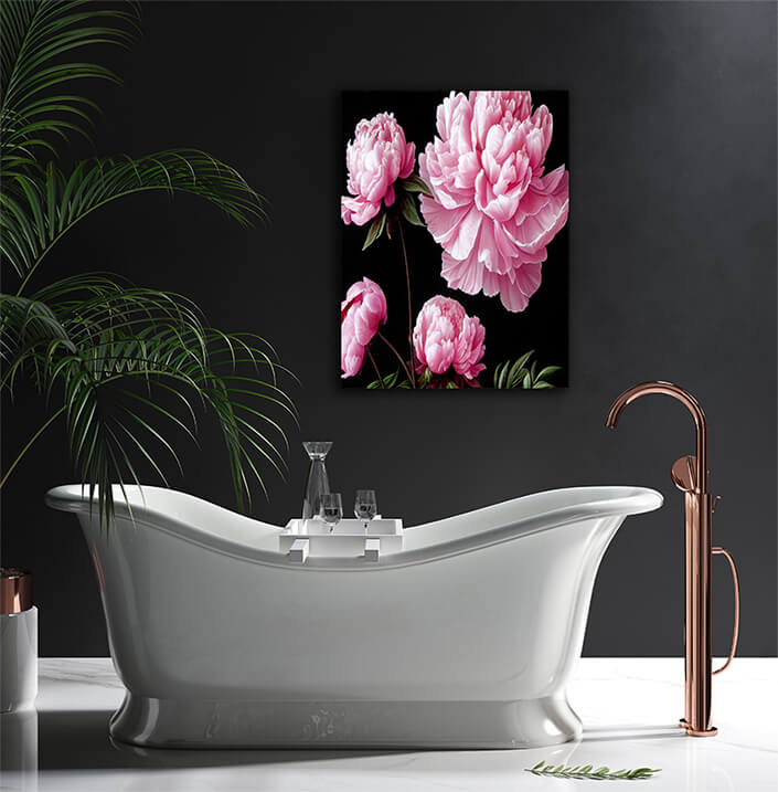 WEB004 0037 ML 0055 49132432 artistic illustration of the pink peony flower AOAY8184