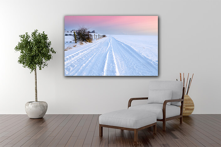 WEB004 0044 MP 0043 3758001 winter snow road landscape AOAY7290
