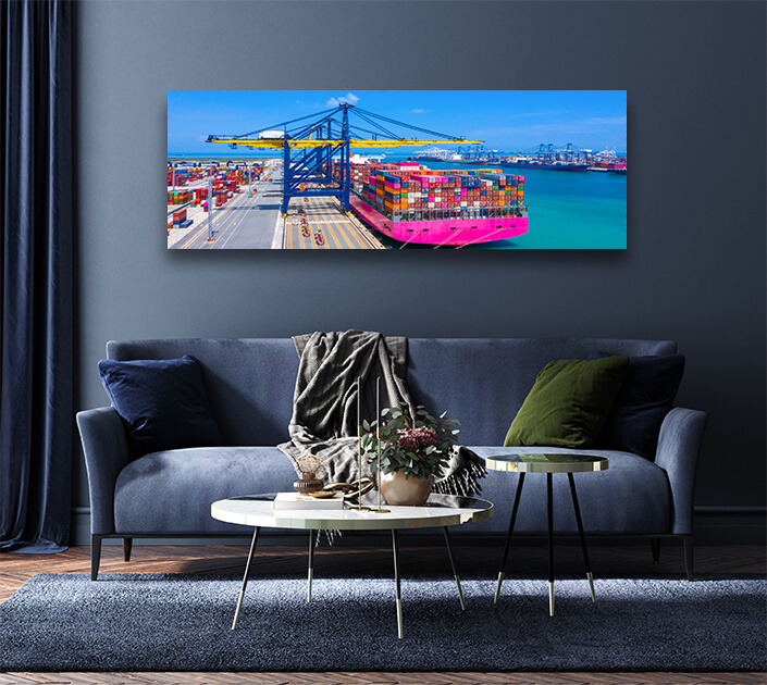 WEB004 0055 MP 0042 31021414 business logistics import export container cargo ship in seaport AOAY5837