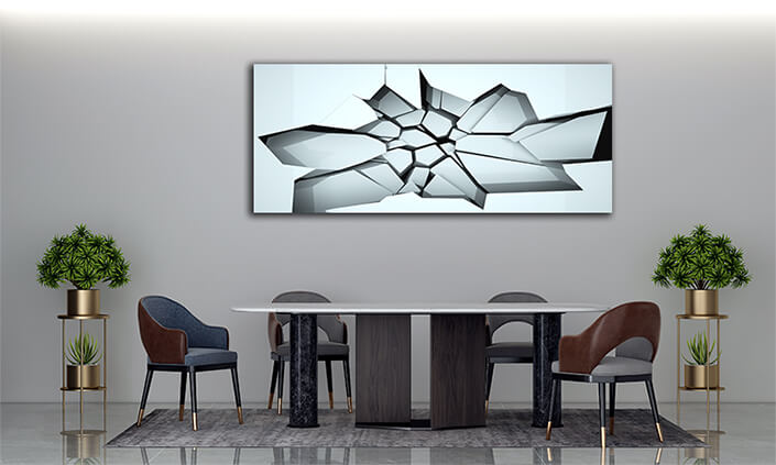 WEB004 0062 MP 0014 31627268 computer generated destructed wall and falling down fragmentsAOAY5058