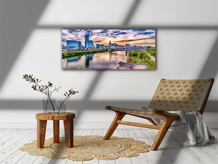 WEB005 0000 ML 0003 47021894 nashville tennessee city skyline at sunset on the waterfrom AOAY7739