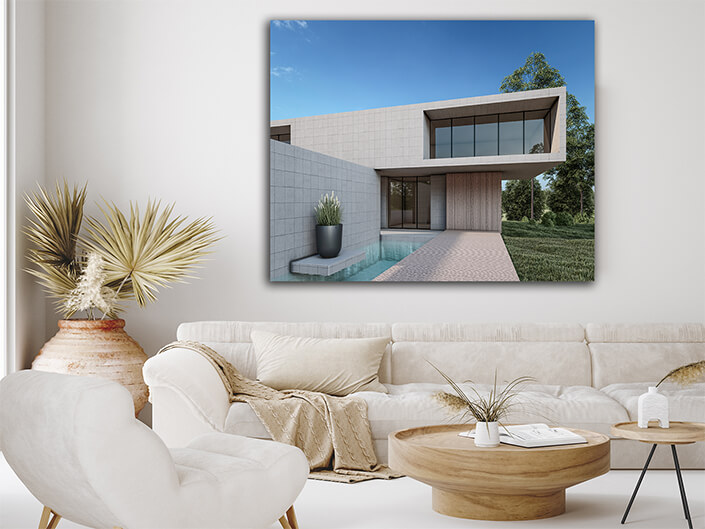 WEB005 0000 MP 0005 47893022 3d rendering illustration modern house AOAY5073