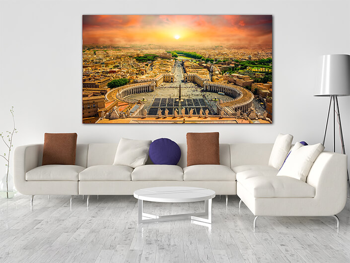 WEB005 0004 ML 0013 39943206 View on Vatican city from the top at sunset, ItalyAOAY5869