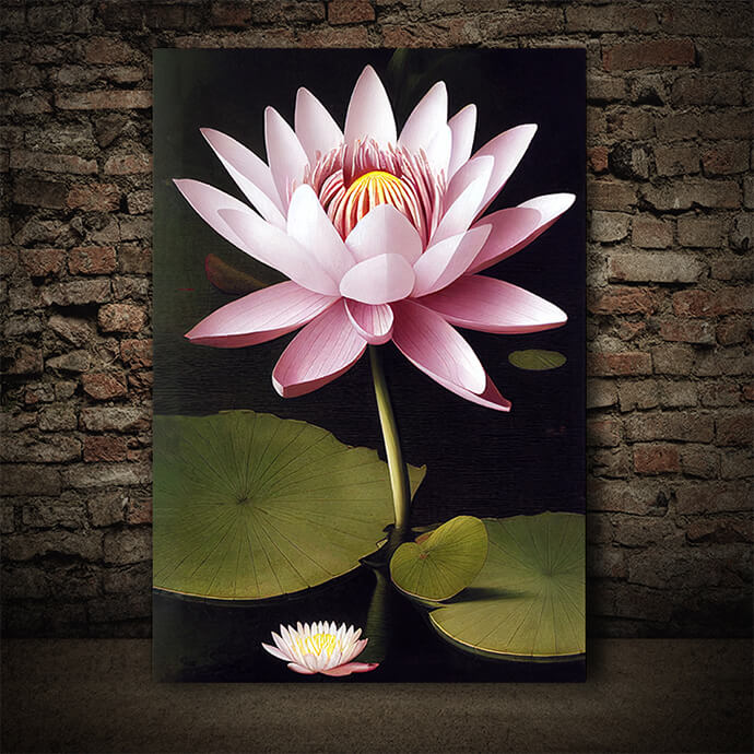 WEB005_0011_ML__0024_49132720_artistic illustration of the soft pink water lily flower AOAY8216