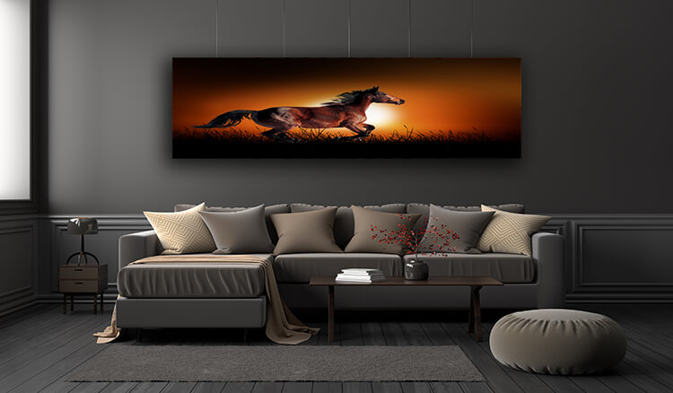 WEB005 0013 ML 0019 22639468 horse on the background of sunset AOAY5551