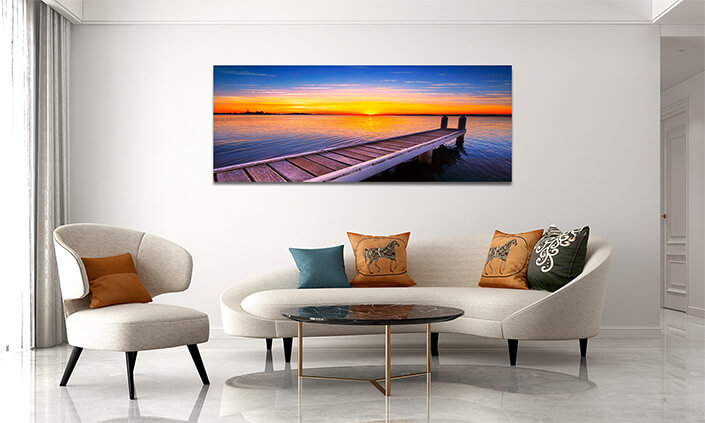 WEB005 0013 MP 0017 11602062 setting sun behind the boat jetty lake maquarie AOAY7323