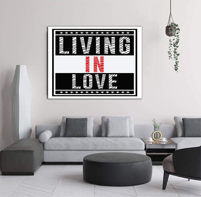 WEB005 0013 MP 0028 48032568 living in love typography text artwork AOAY6868
