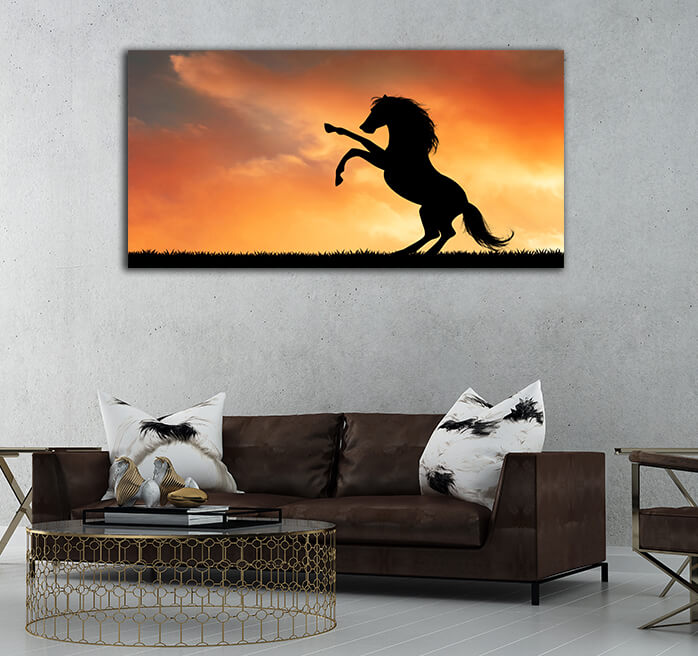 WEB005 0014 ML 0061 33371290 horse silhouette at sunset AOAY4995