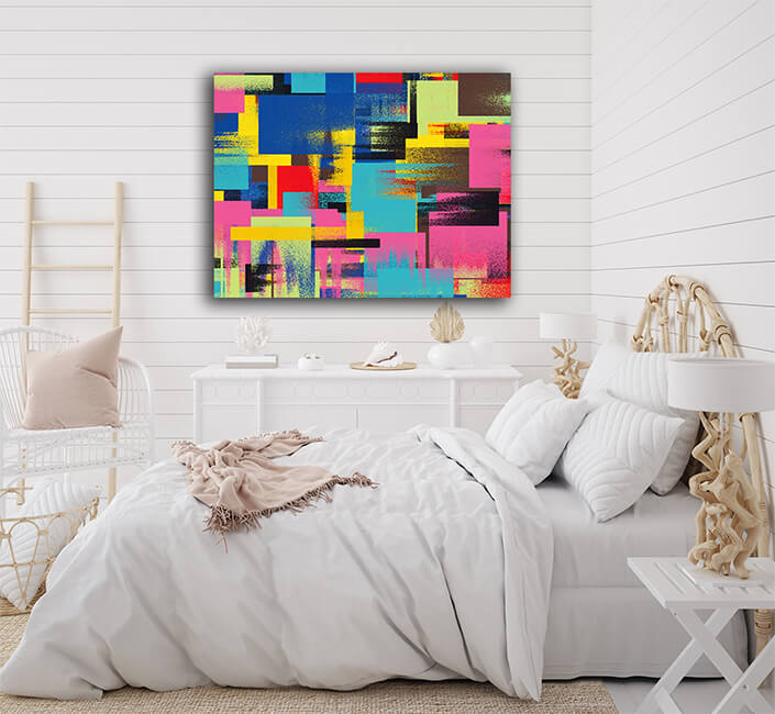 WEB005 0016 MS 0011 Multi Coloured Abstract Painting 02 AOAY5452