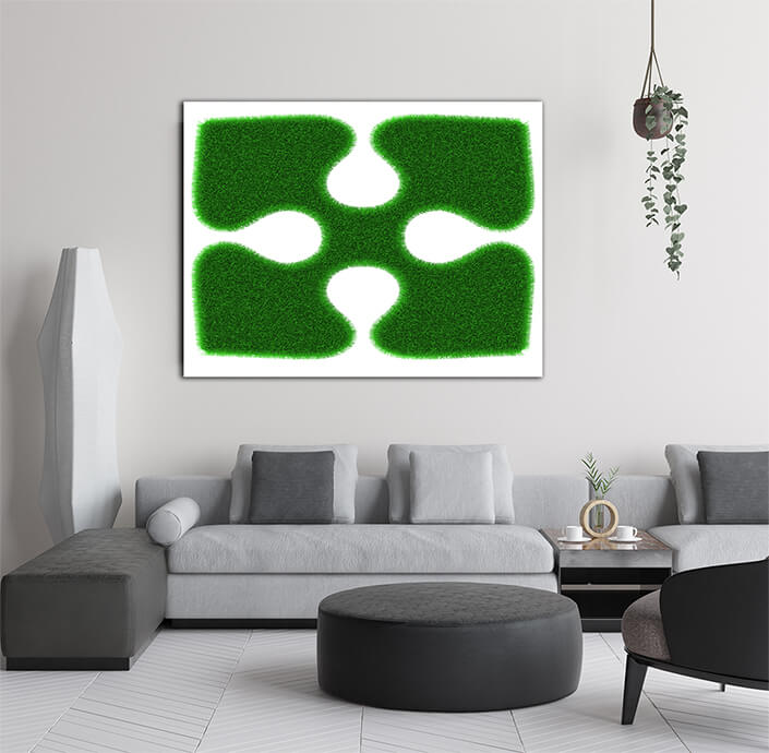 WEB005 0020 MP 0021 11684088 green grass puzzle piece AOAY6117