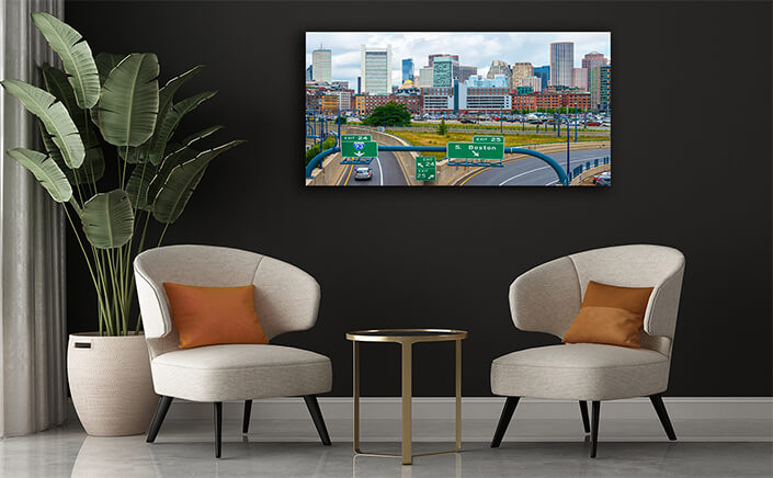 WEB005 0027 ML 0024 MP 0013 32326680 USA Boston skyline in summer day view of downtown and highway AOAY5418