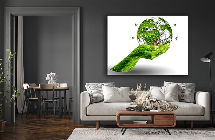 WEB005 0030 ML 0008 46892816 a tree with leaves of the world map concept environment save the world AOAY5665
