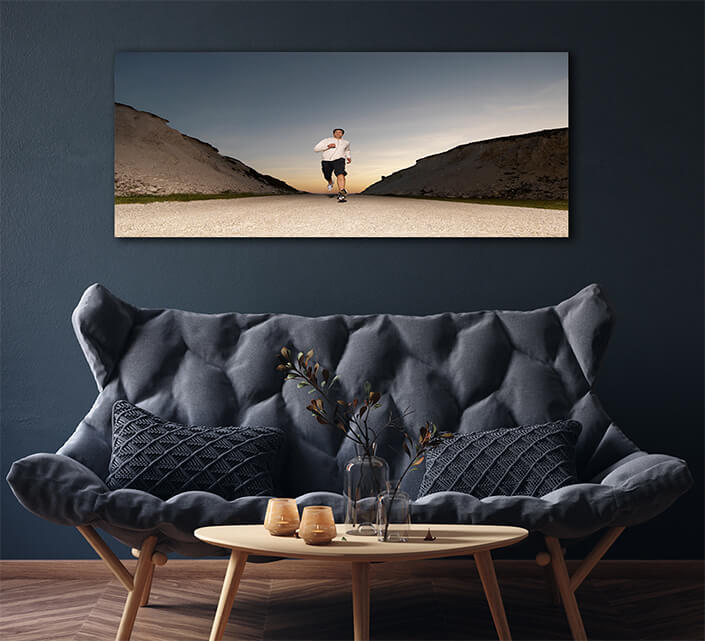 WEB005 0042 ML 0073 10024460 mid adult man jogging in evening AOAY6269