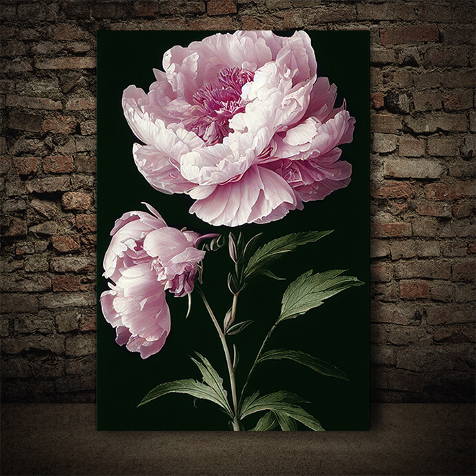 WEB005 0057 ML 0056 49132426 artistic illustration of the pink peony flower AOAY8183