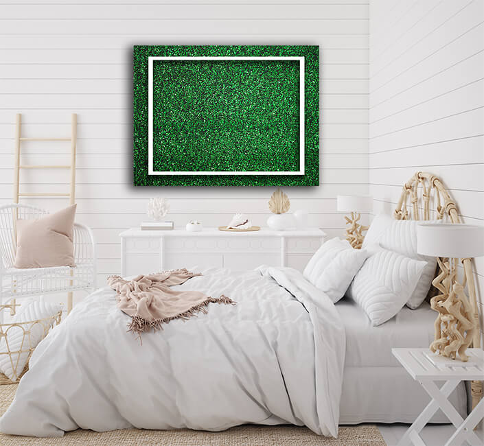 WEB005 0060 MS 0029 39656990 rectangle square white frame edge on green grass AOAY6154