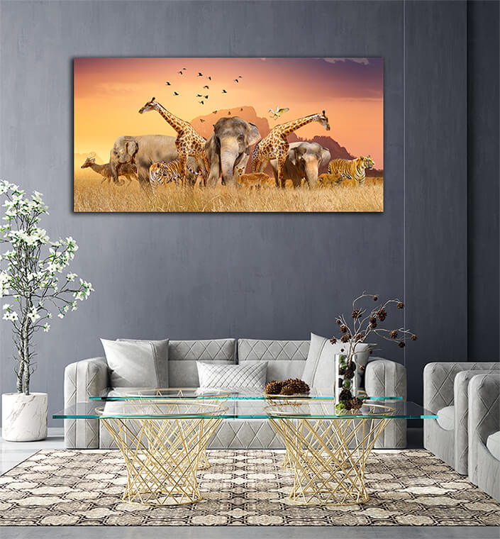 WEB006 0003 ML 0030 45274826 world wildlife beasts were gathered in large herds AOAY5659