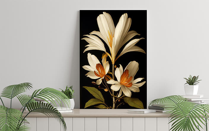 WEB006 0009 ML 0023 49132724 artistic illustration of the tecoma stans desert flower AOAY8217