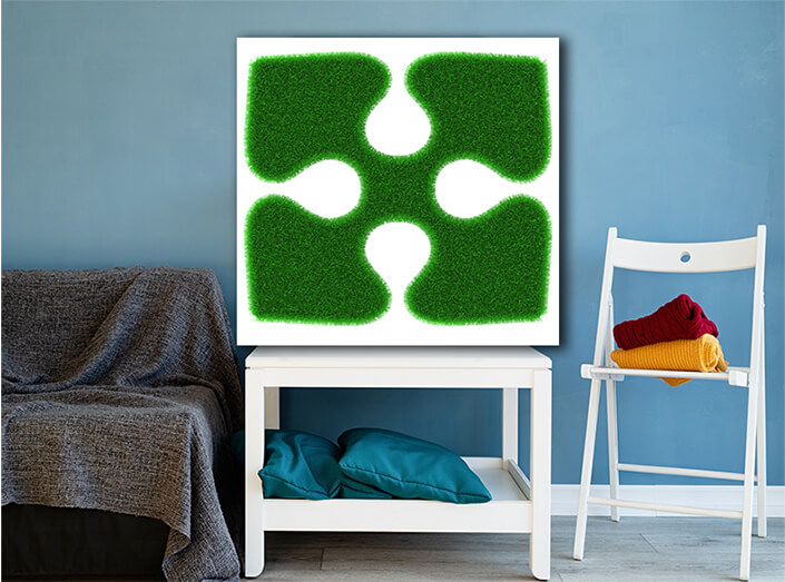 WEB006 0012 MP 0021 11684088 green grass puzzle piece AOAY6117