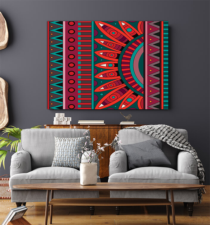 WEB006 0017 MS 0022 46323504 abstract vector tribal ethnic background pattern AOAY7404