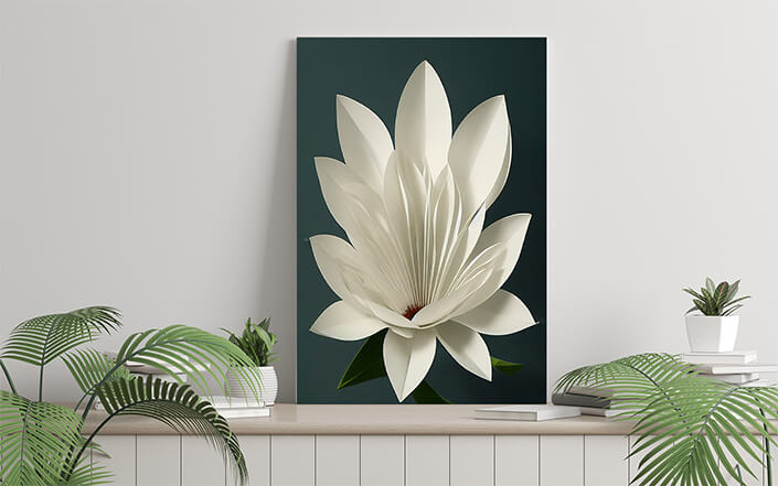 WEB006_0020_ML__0012_49132804_the beautiful desert flower whitestem paperflower an artistic illustration AOAY8229