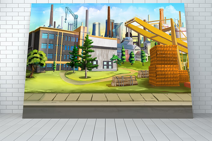 WEB006 0028 ML 0027 47864250 industrial area outside the city AOAY5950