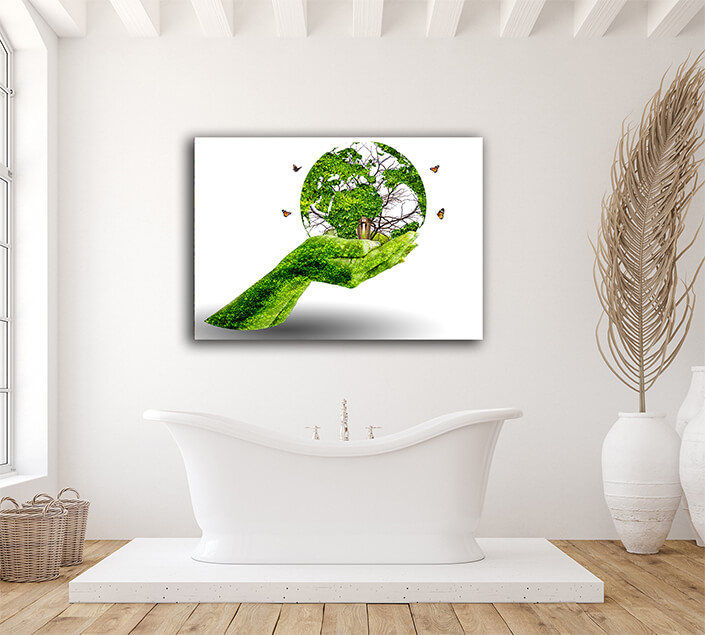 WEB006 0030 ML 0008 46892816 a tree with leaves of the world map concept environment save the world AOAY5665
