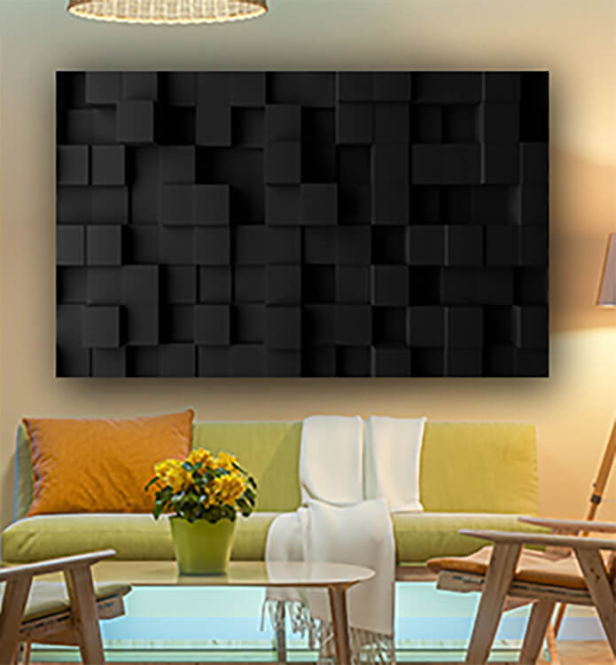 WEB006_0038_ML_0027_46060468_dark squares abstract background realistic wall of cubes AOAY5272