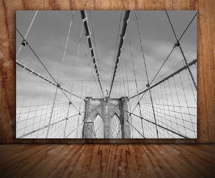 WEB007 0000 ML 0026 30457020 Brooklyn Bridge over East River viewed from New York City, USA AOAY7374