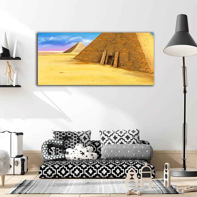WEB007 0004 ML 0016 48362958 egyptian pyramids of giza illustration AOAY5971