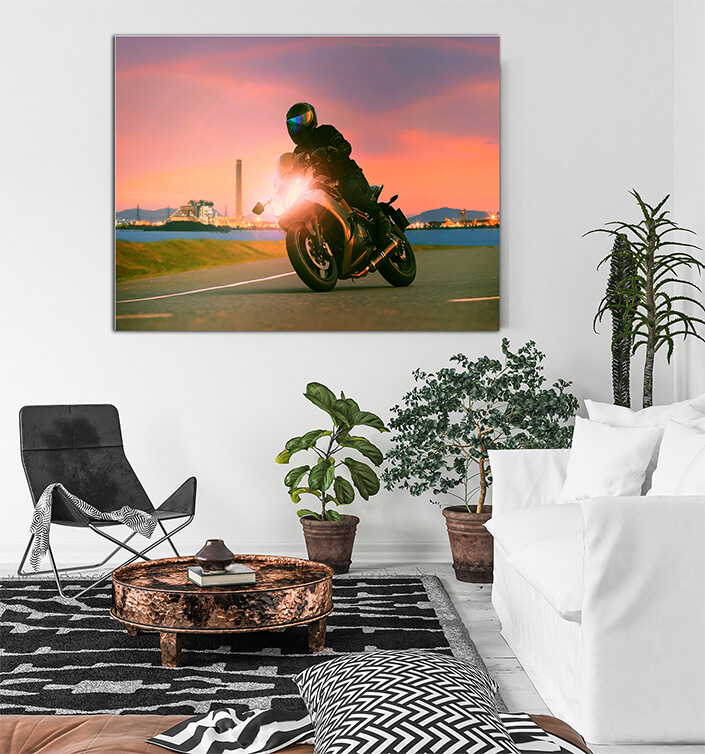 WEB007 0004 ML 0069 23255488 young man riding sport touring motorcycle on asphalt highways AOAY4918