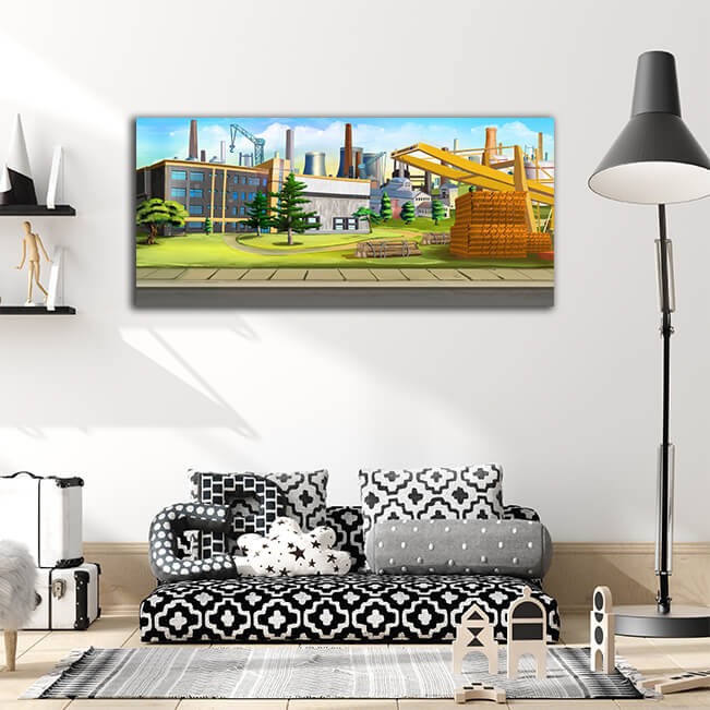 WEB007 0028 ML 0027 47864250 industrial area outside the city AOAY5950