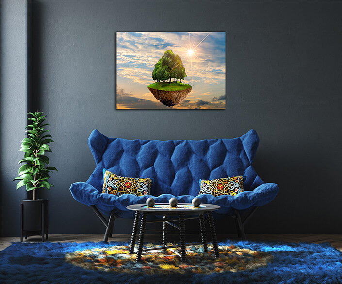 WEB007 0030 ML 0012 MP 0025 27908820 Floating islands with trees Environment Day World Conservation AOAY5614