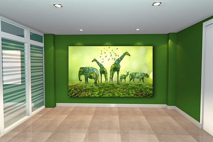 WEBP01 0019 ML 0032 38988970 forest silhouette shaped in wild animal wildlife and forest conservation concept