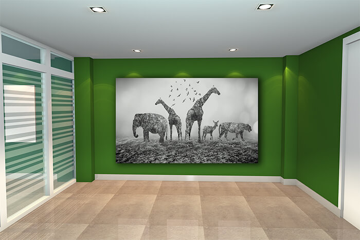 WEBP01 0020 ML 0031 38988970 forest silhouette in the shape of a wild animal conservation concept AOAY5656