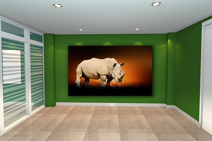 WEBP01 0027 ML 0024 22639442 rhino on the background of sunset AOAY5546