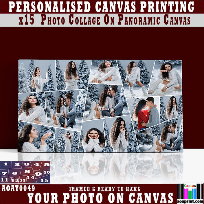 x15 Collage Panoramic Canvas Print {3f} (AOAY0049.)