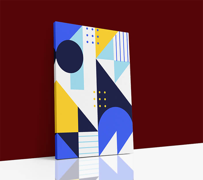 Mondrian Styled dynamic forces artwork AOAY8872