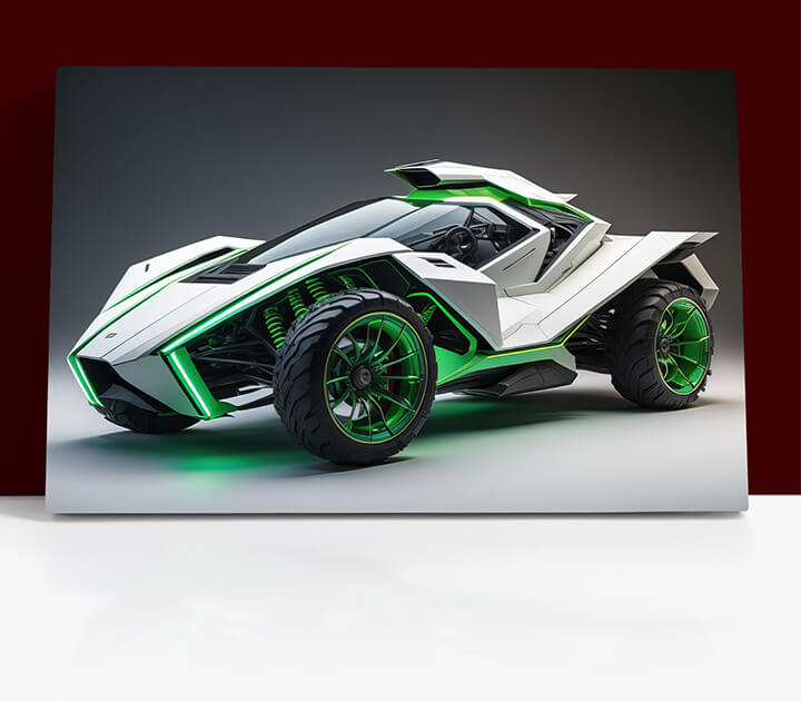 AOA13078_0003_N2_AOA13078_56202716_A Futuristic Concept Green Car AOA10879