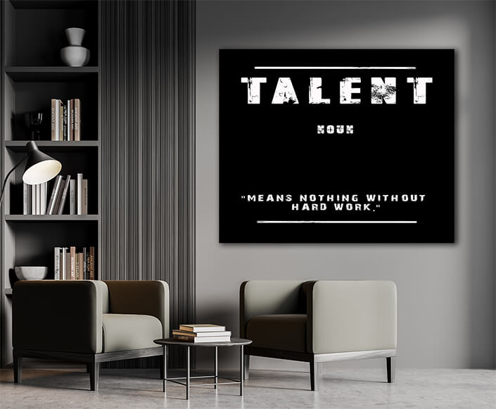 M007 0001 MS1 0014 TALENT (MEANS NOTHING WITHOUT HARD WORK) AOAY9136