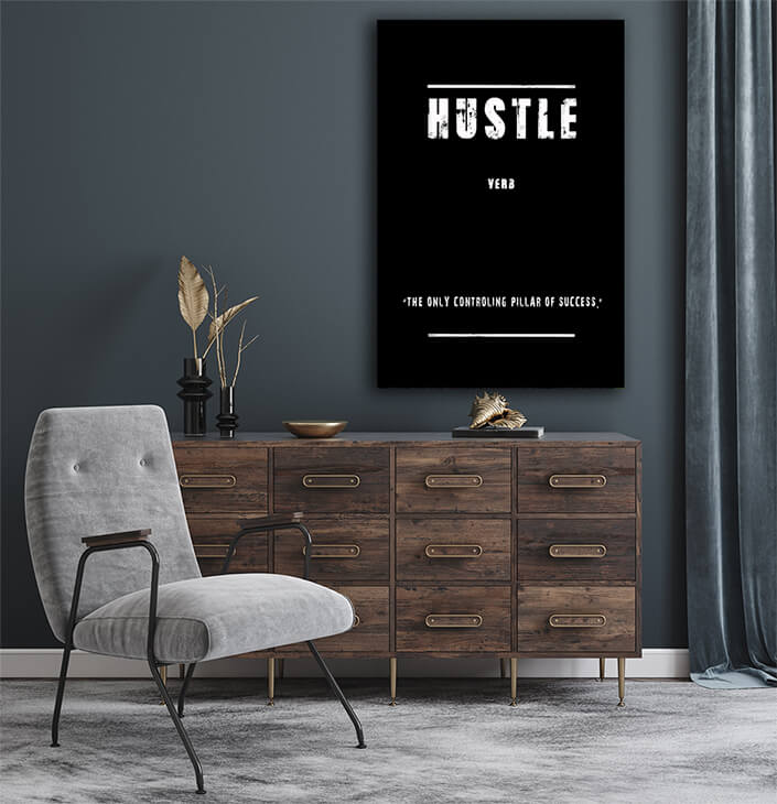 M06 0004 HUSTLE (THE ONLY CONTROLING PILLAR OF SUCCESS) AOAY9127