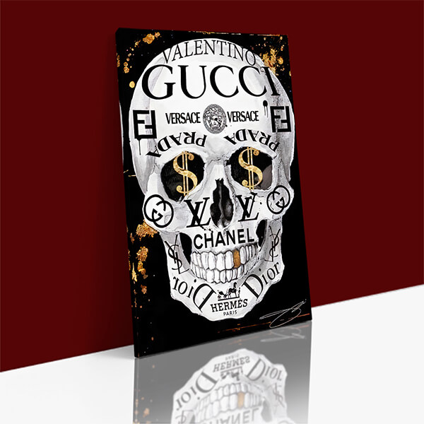 M 0046 n1 lv, guccic, versace, prada, dior skull aoay8091