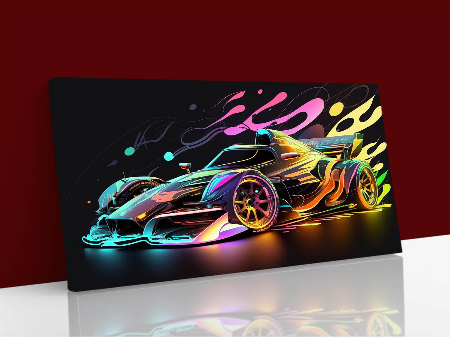 N1_57535606_High Resolution Neon Racing Car AOA10958