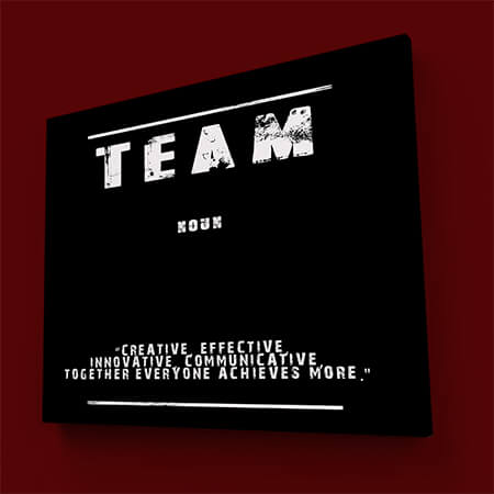 W2 0021 M008 MS1 0013 TEAM ( CREATIVE, EFFECTIVE, INNOVATIVE, COMMUNICATIVE, TOGETHER EVERYONE ACHIEVES MORE) AOAY9142