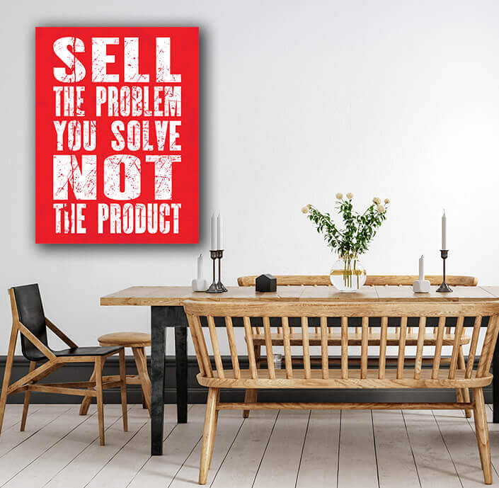 W6_0010_M&P_0002_ML_0021_32764268_Inspiring Quote SELL THE PROBLEM YOU SOLVE NOT THE PRODUCT AOA10803