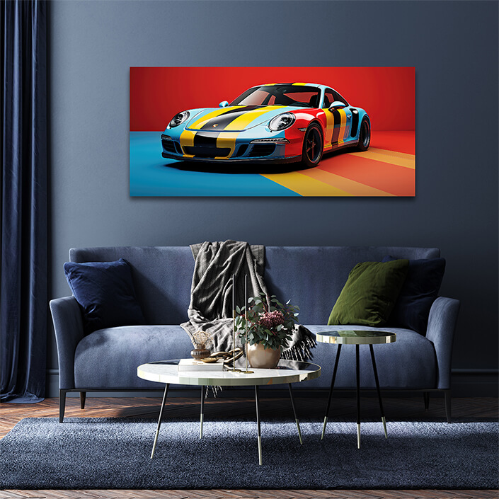 WEB8_0021_MP__0044_56211078_Posh Racing Stripes car Revival Photo Realistic Illustration AOA10898