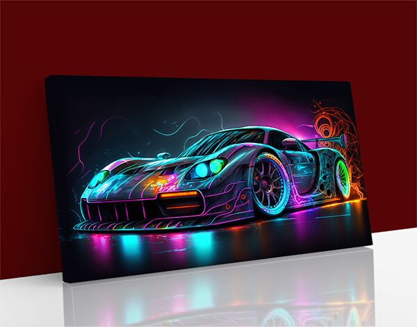 W 0003 N1 57535616 High Resolution Neon Racing Car Futuristic Concept AOA10961