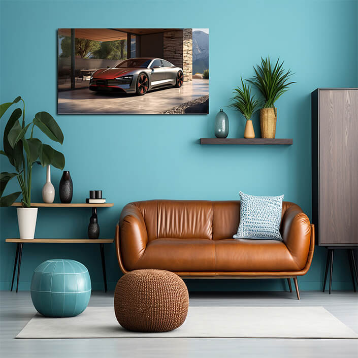 W 0003 w1 0053 mp&print 0002 57081446 futuristic electric cars stylish sports car in drive way aoa14015
