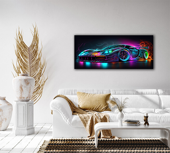 W 0003 W5 0006 MP&PRINT 0008 57535616 High Resolution Neon Racing Car Futuristic Concept AOA10961